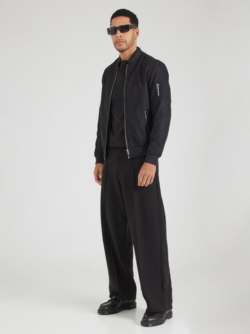 Hackett London Μπλουζάκι σε μαύρο