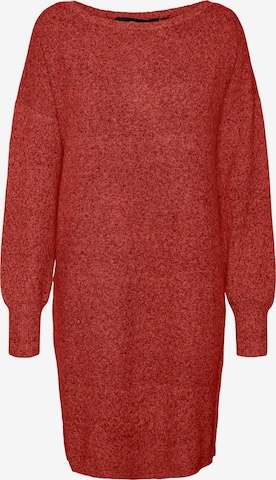VERO MODA Knitted dress 'DOFFY' in Red: front