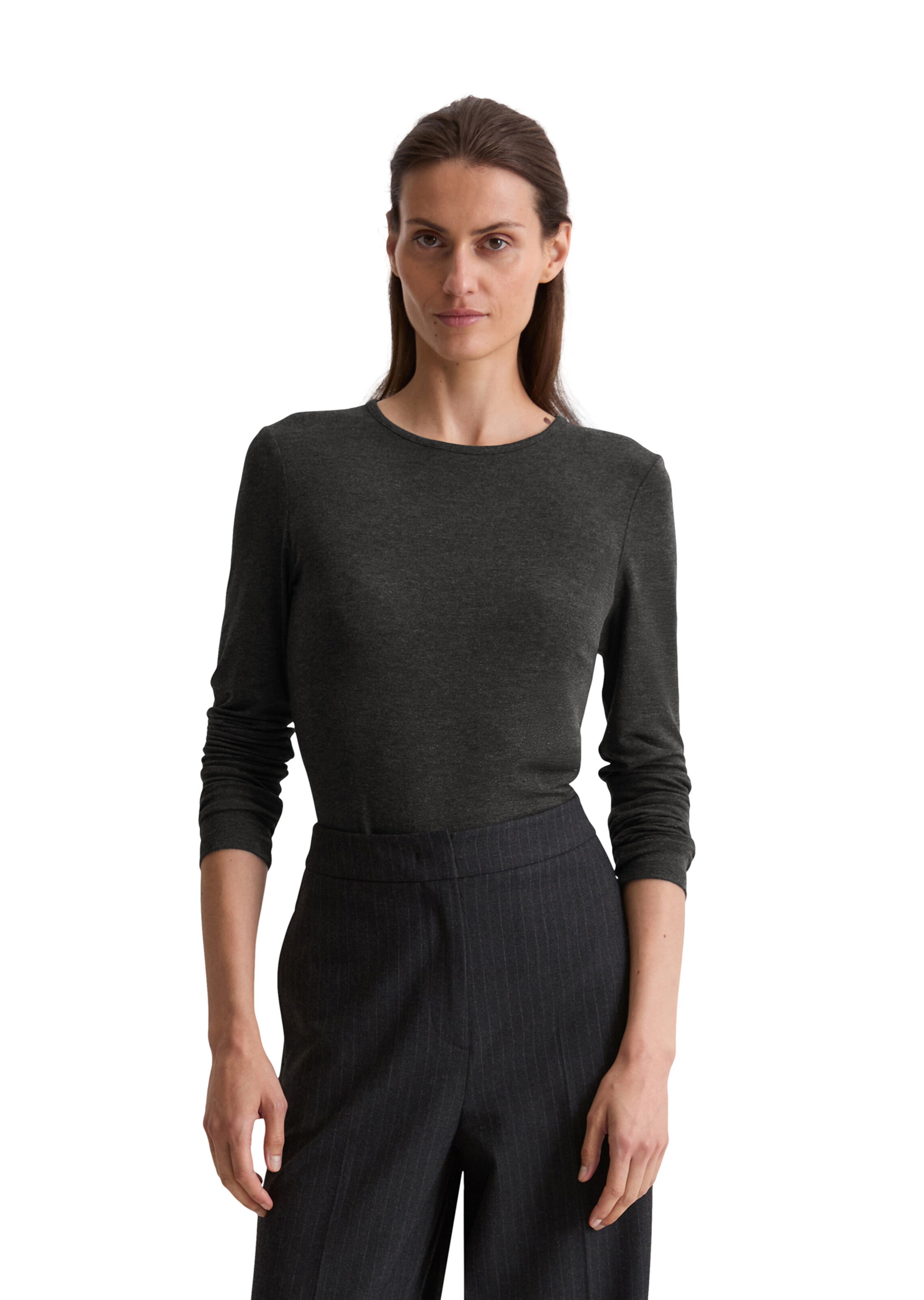 Marc O'Polo Shirt in Grijs: voorkant