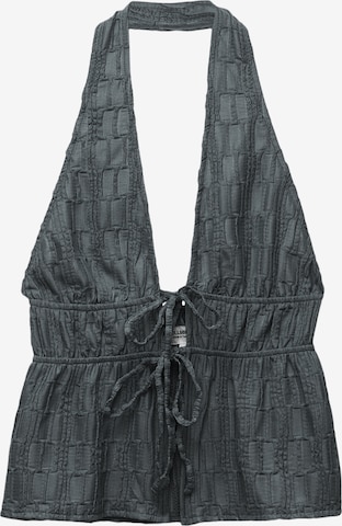 Pull&Bear Toppi värissä harmaa: etupuoli