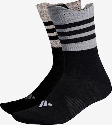 ADIDAS PERFORMANCE Athletic Socks in Black: front