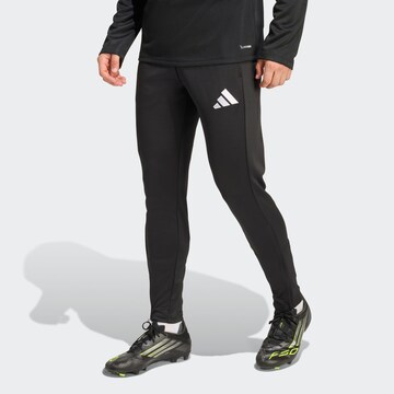 Coupe slim Pantalon de sport 'Entrada26' ADIDAS PERFORMANCE en noir : devant