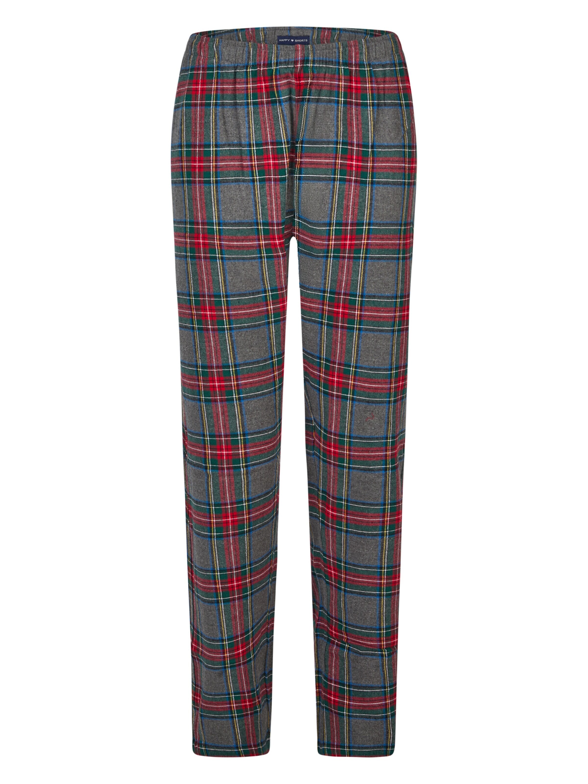 Happy Shorts Pyjama 'Christmas' in Grijs