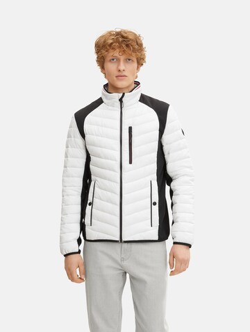 TOM TAILOR Between-Season Jacket in White: front