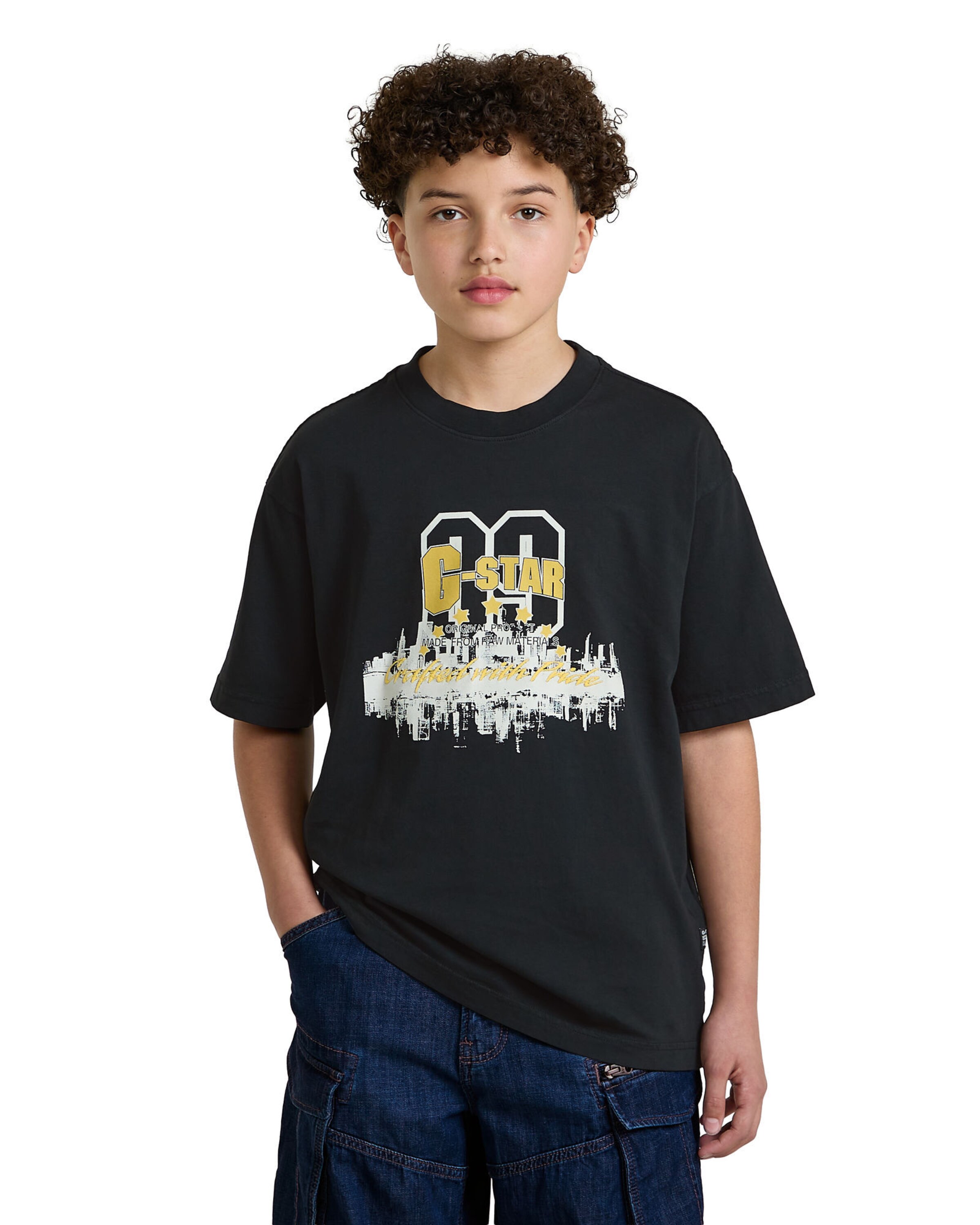 G-STAR T-Shirts-T-Shirt ' ' in Schwarz: Vorderseite