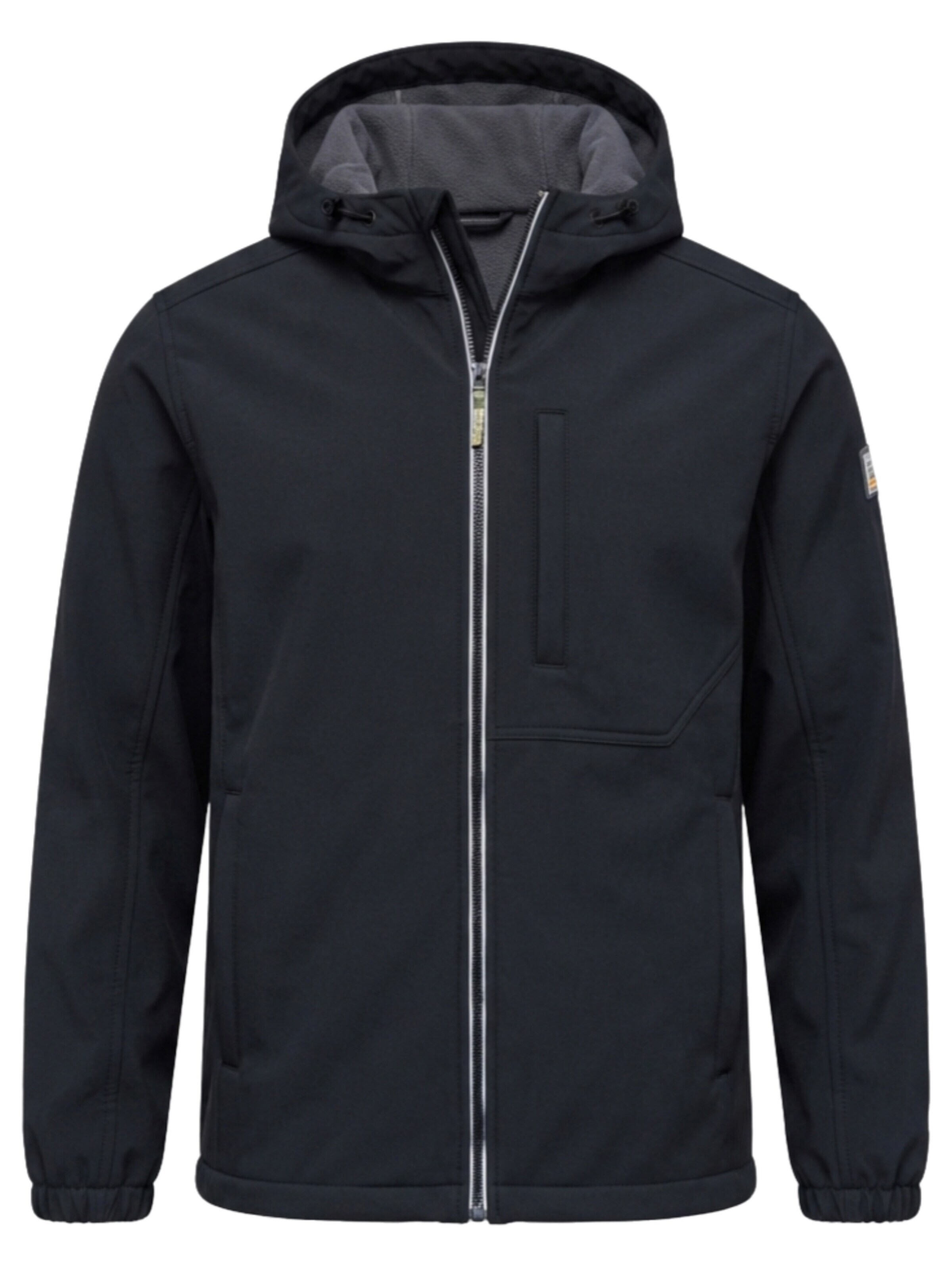 Ombre Übergangsjacke‌‌‌‌‌‌‌ in Schwarz: Vorderseite