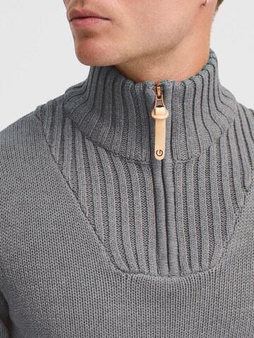 Pull-over 'Petro' !Solid en gris