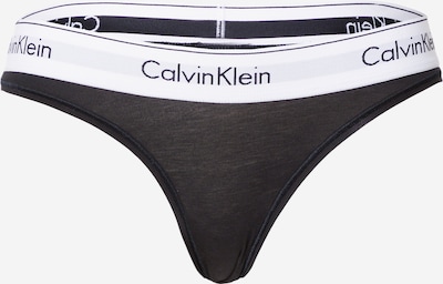 Calvin Klein Underwear String in hellgrau / schwarz / weiß, Produktansicht