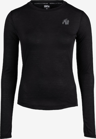 Gorilla Wear Functioneel shirt 'Raleig' in Zwart: voorkant