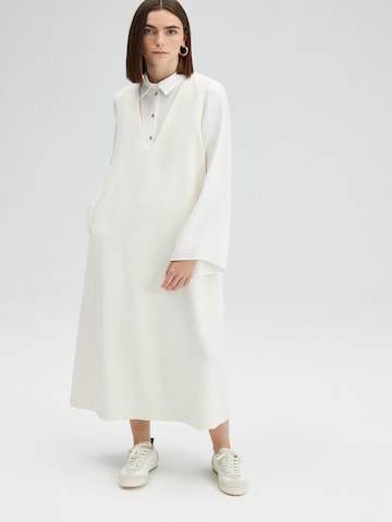 Touche Prive Blousejurk in Beige: voorkant
