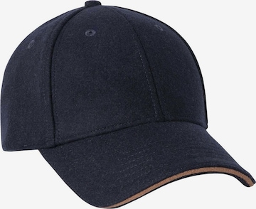 Cappello da baseball di Hackett London in blu: frontale