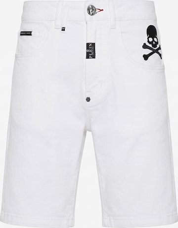 Philipp Plein - Vaquero 'Formentera' en blanco: frente