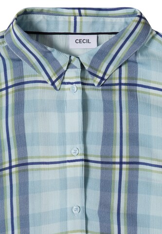 CECIL Bluse in Blau