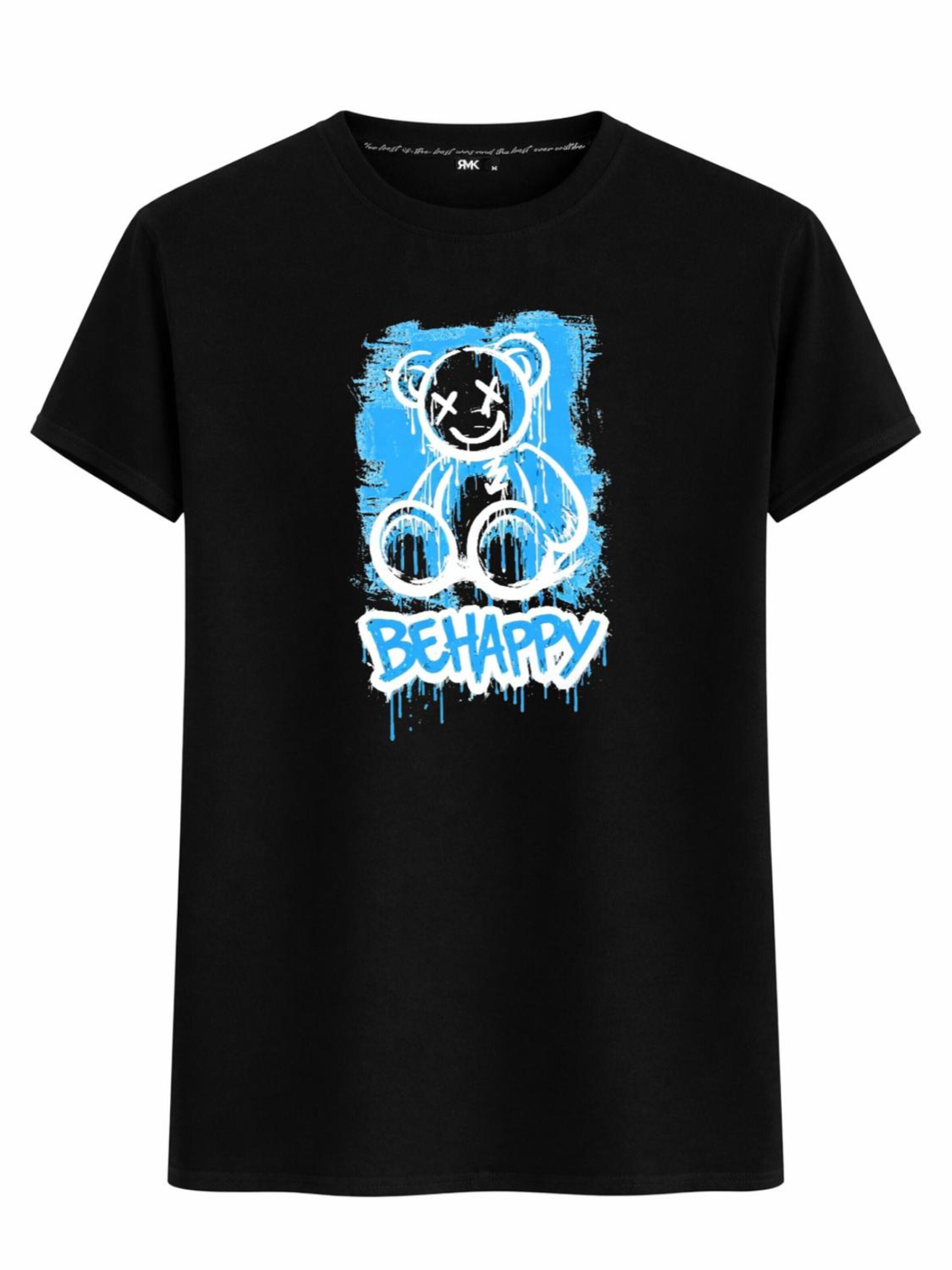 RMK Shirt 'Crazy Bär' in Black: front