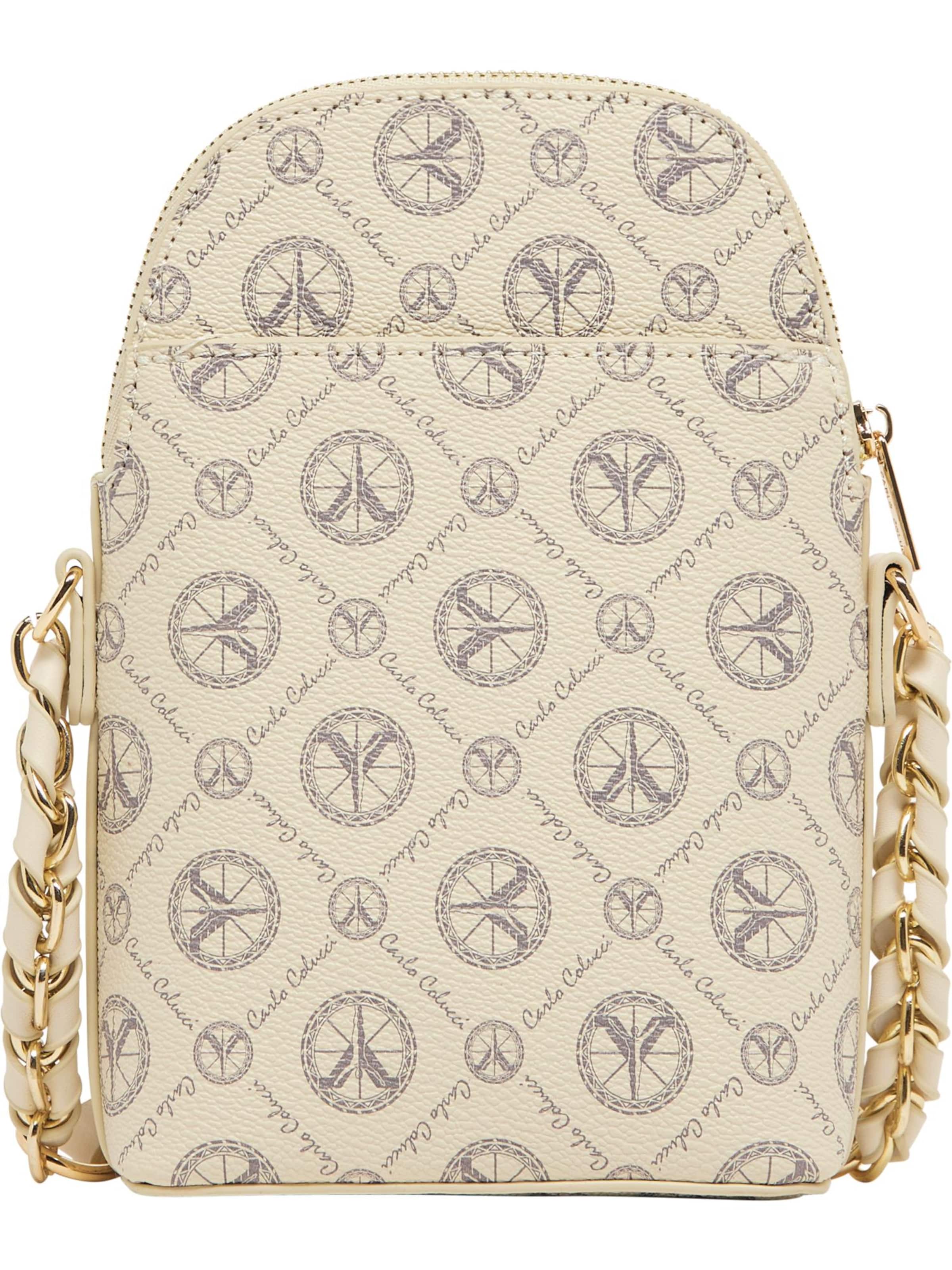 Carlo Colucci Rucksack  'Dalceggio' in Beige: Vorderseite