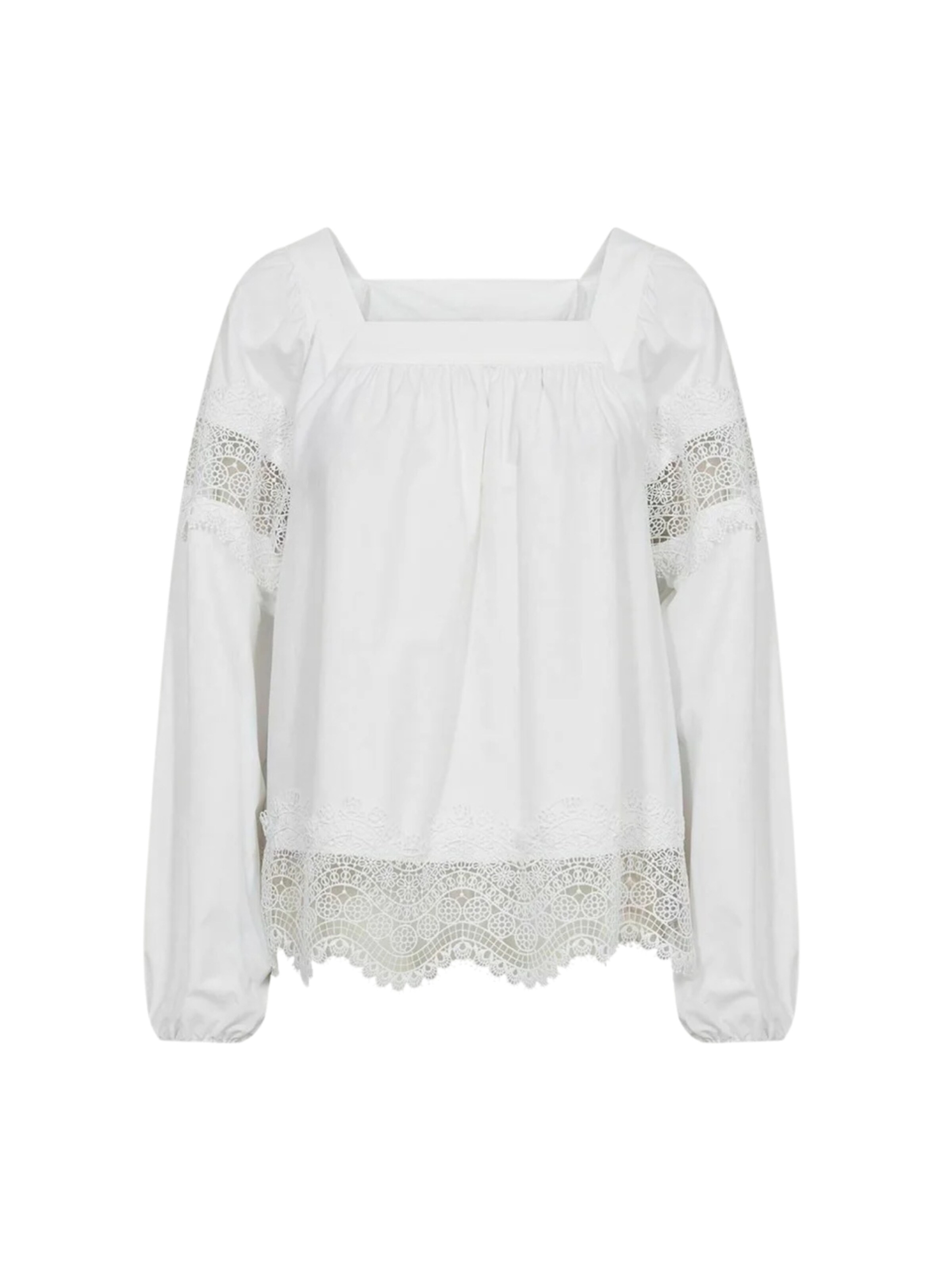 Soyaconcept Bluse 'Netti 80' i hvid: forside