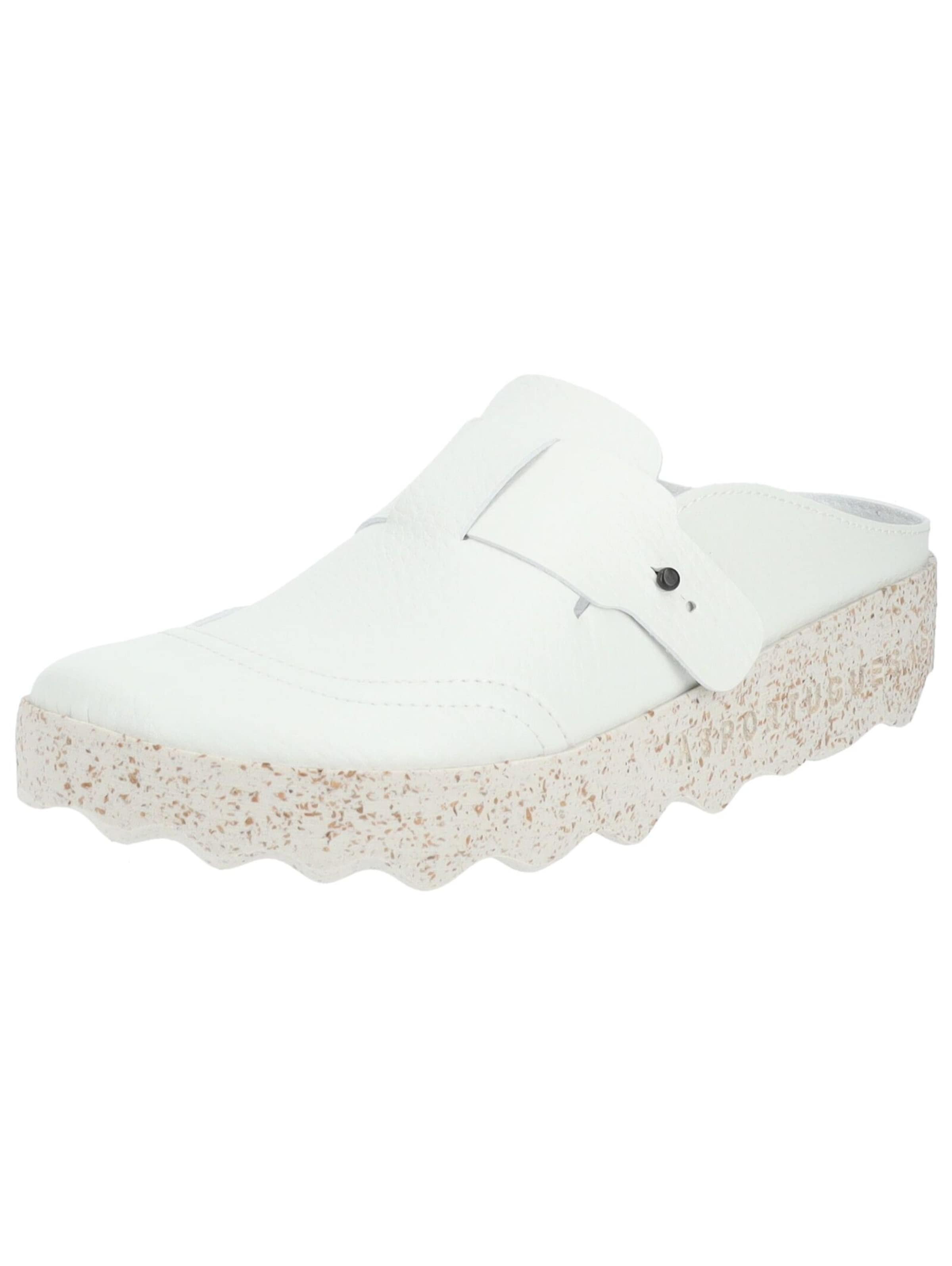 Asportuguesas Mules in White: front