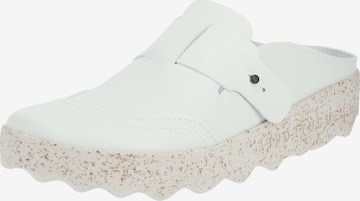 Asportuguesas Mules in White: front