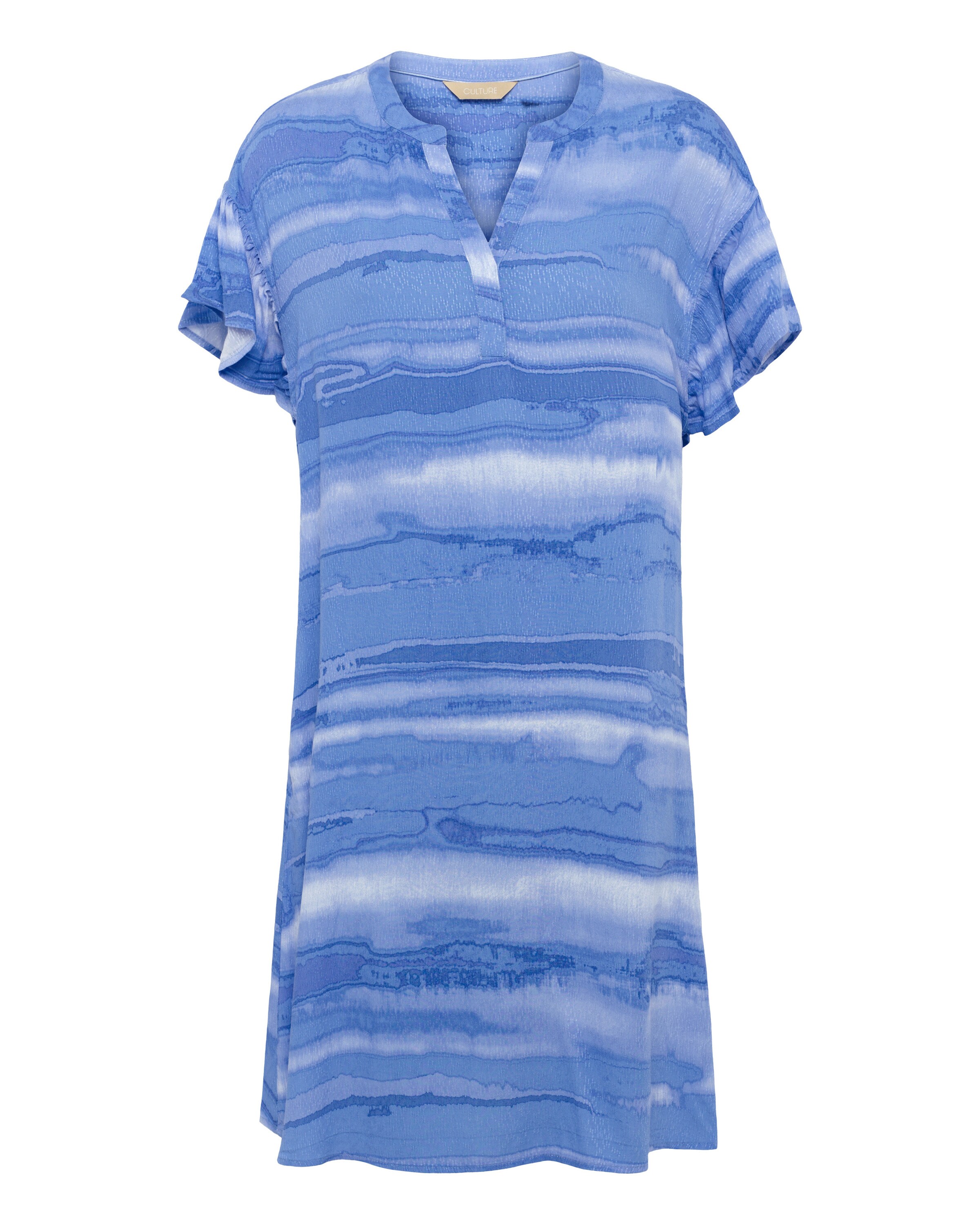 CULTURE Jurk 'Dodi Alexa' in Blauw: voorkant