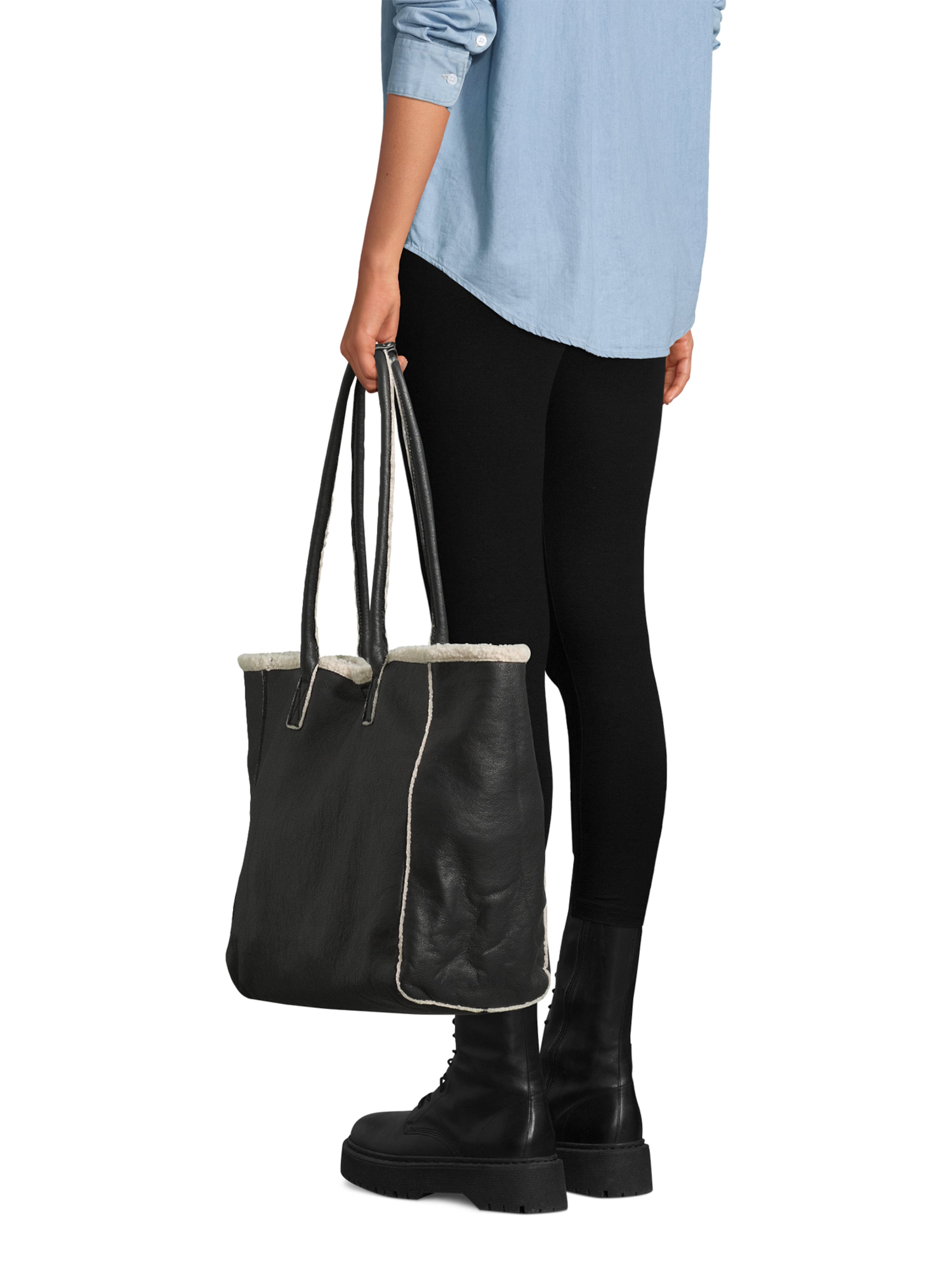 Cabas 'Take All You Need' FREDsBRUDER en noir : devant