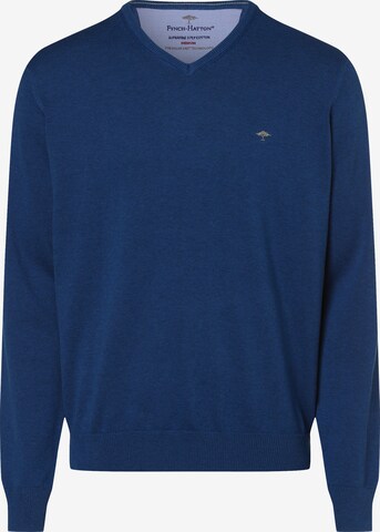 FYNCH-HATTON Regular Fit Pullover in Blau: predná strana