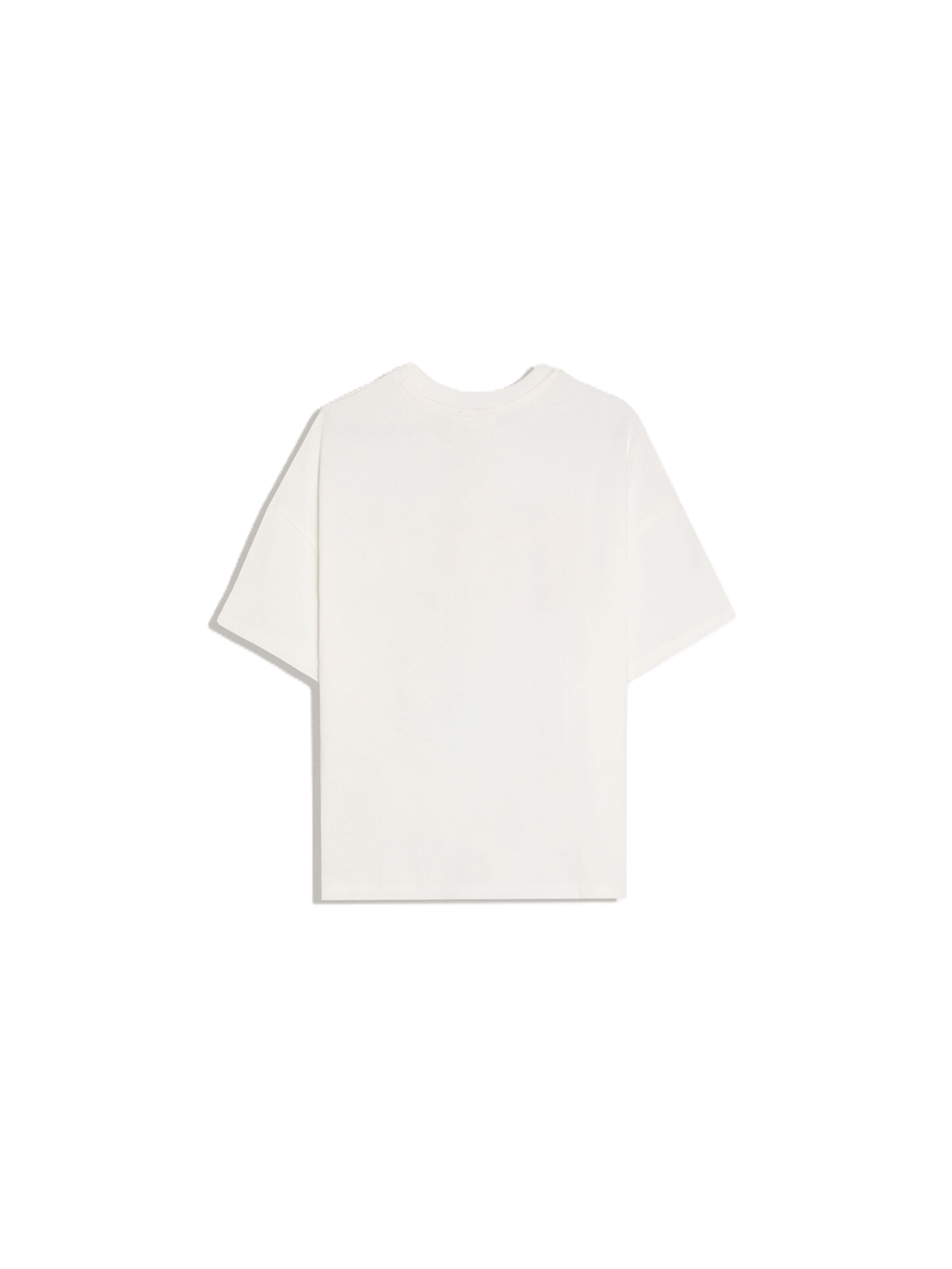 Bershka Koszulka oversize w kolorze biały