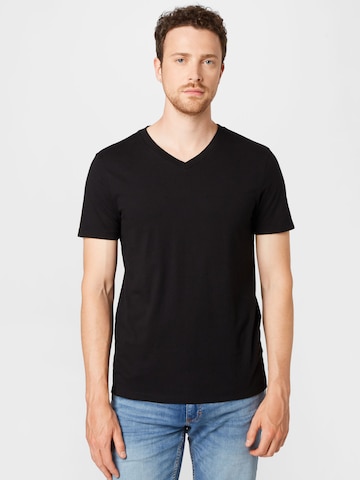 GAP Regular fit Shirt in Zwart: voorkant