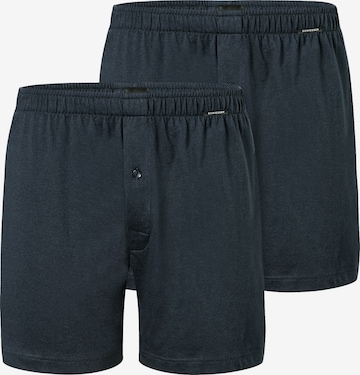 SCHIESSER Boxershorts ' Basic ' in Blauw: voorkant