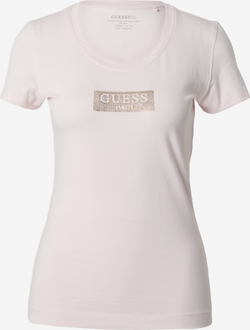 GUESS Shirt 'STUDS' in Roze: voorkant