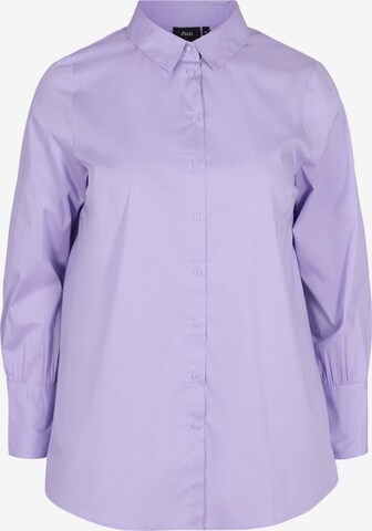 Zizzi Blouse 'Cajosie' in Purple: front