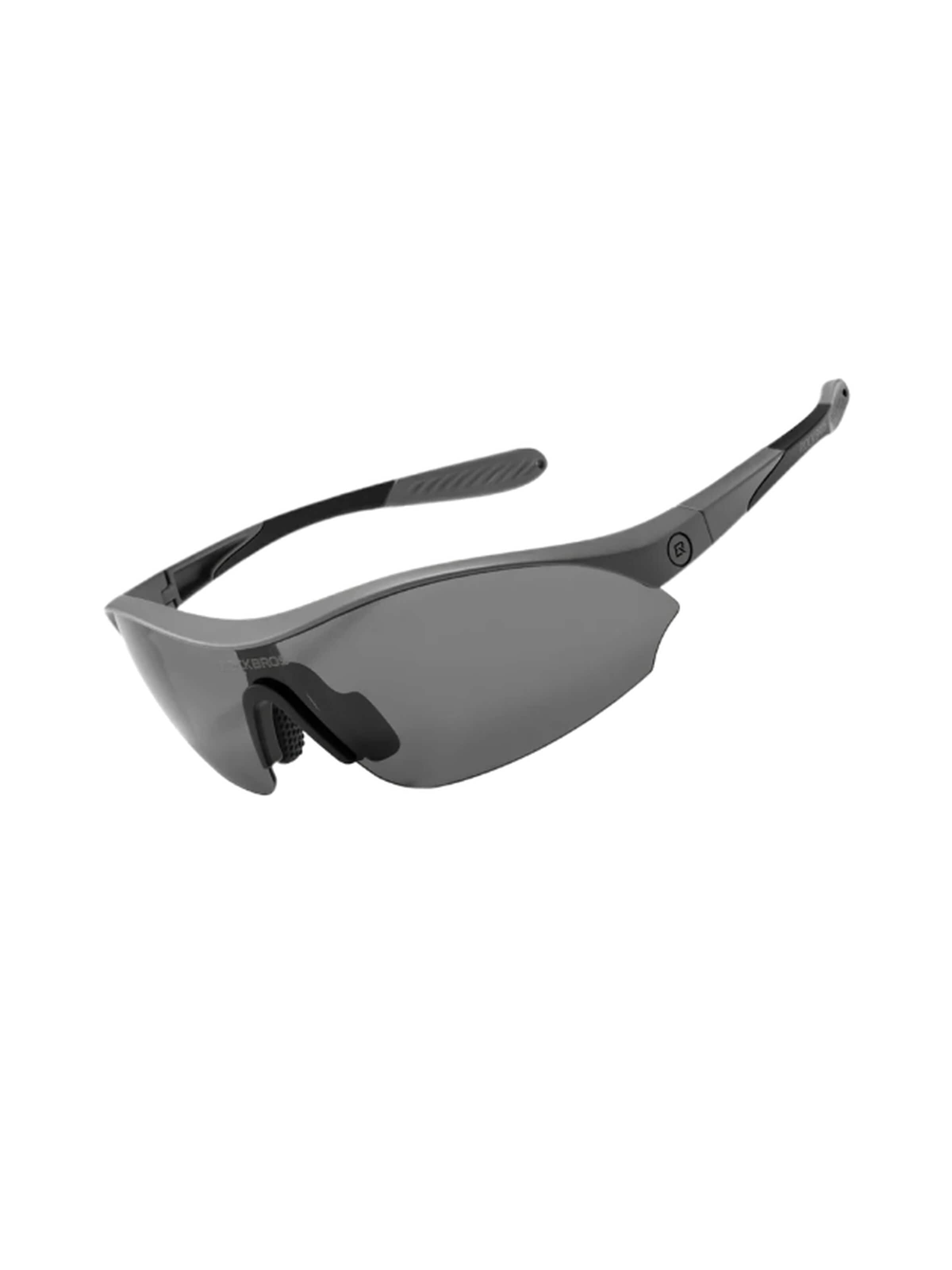 ROCKBROS Sports Glasses 'Fahrradbrille Wechselgläser UV400' in Black: front
