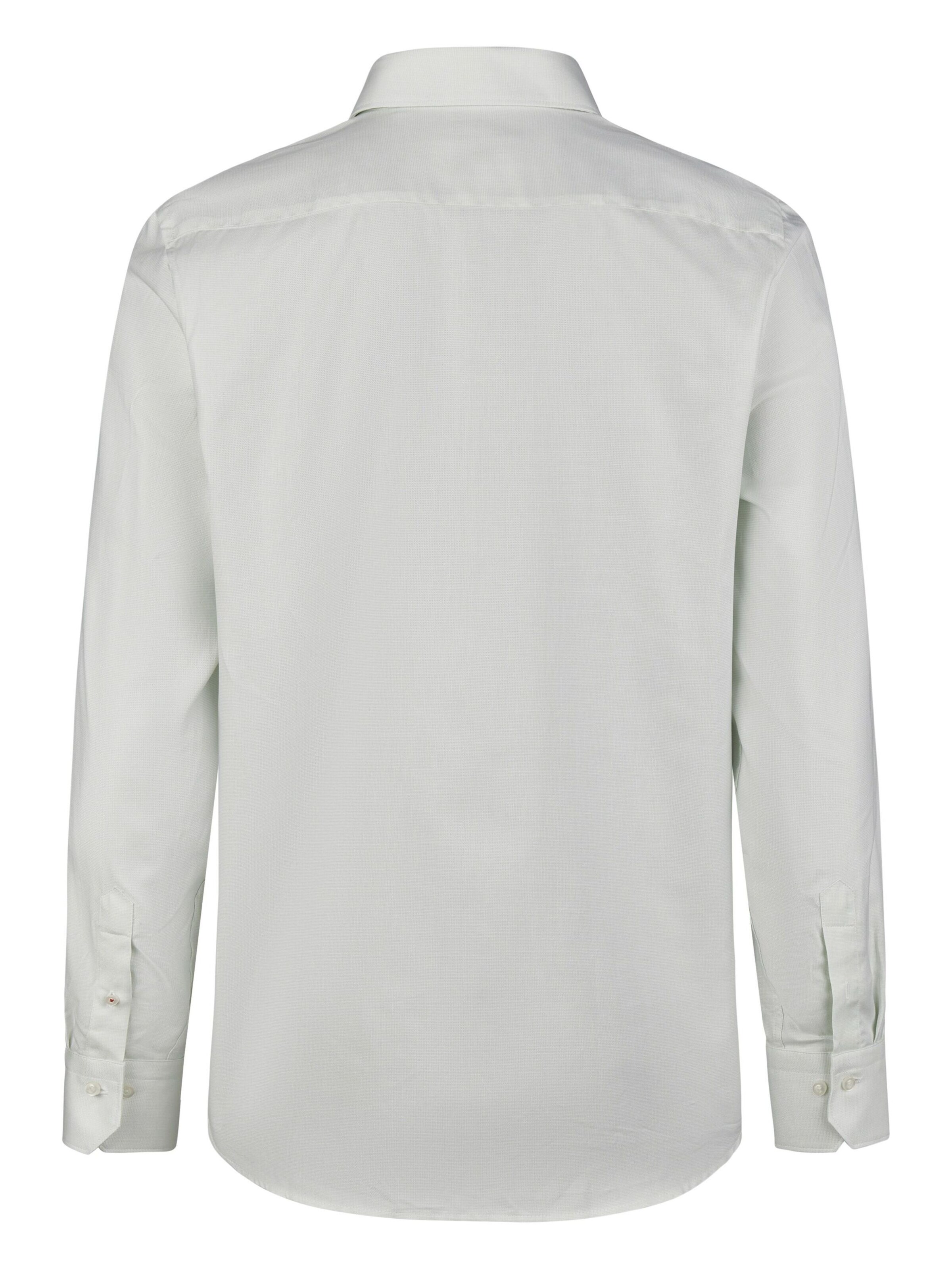 HECHTER PARIS Slim fit Button Up Shirt in Green