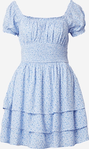 HOLLISTER Dress 'SAIDIE TRIPLE TIER' in Blue: front