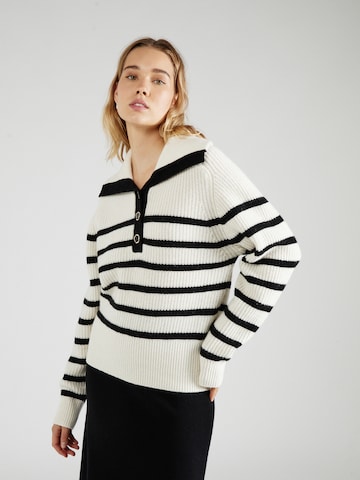 Suncoo Sweater 'PATSKI' in White: front