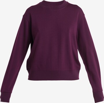 ICEBREAKER Sweatshirt 'Crush II' in Purple: front