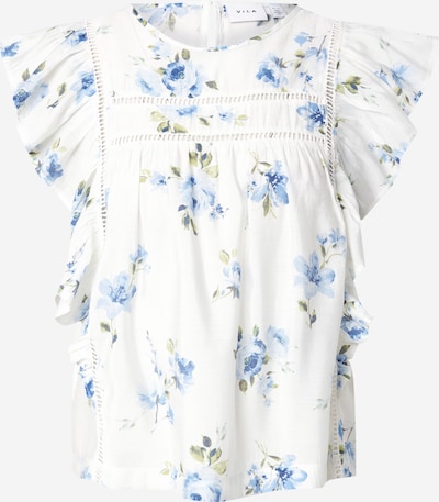 VILA Toppi värissä sininen / tummansininen / omena / offwhite, Tuotenäkymä