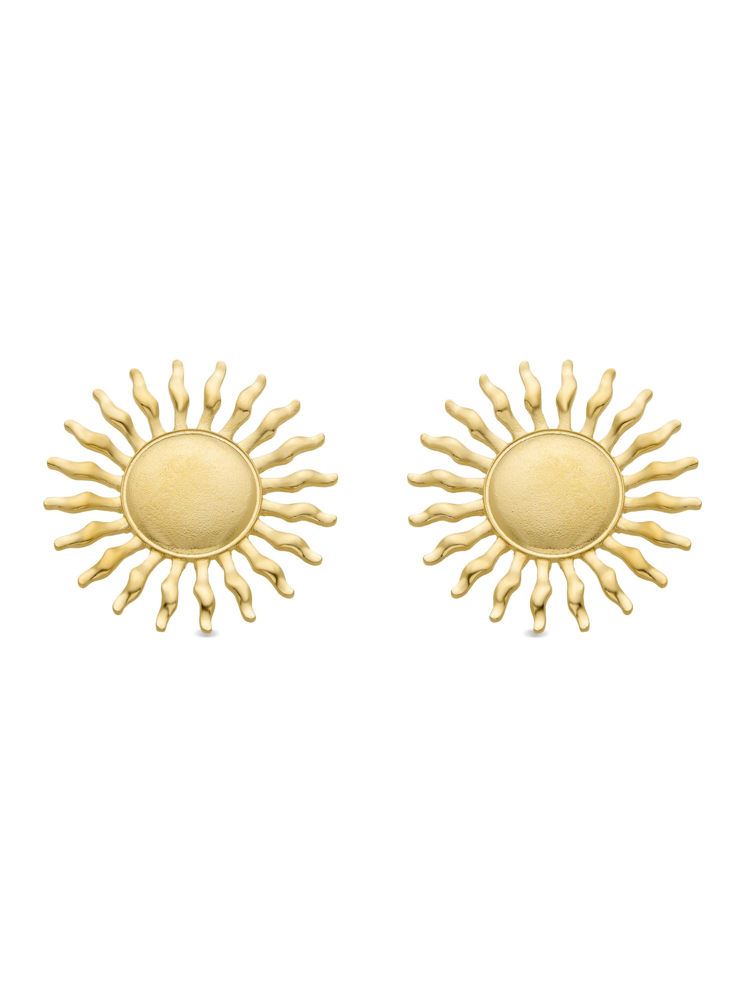 Luxenter Oorbellen 'Hinya' in Goud: voorkant