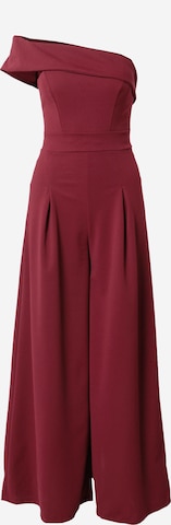 WAL G. Jumpsuit 'OZZY' in Rood: voorkant