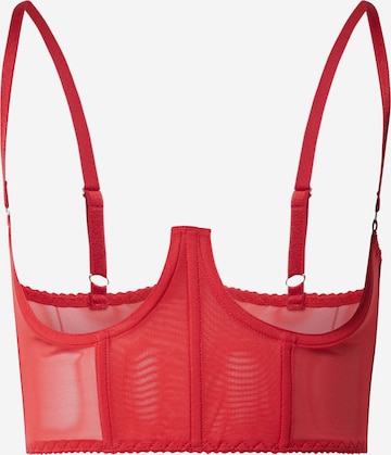 Aurore Lingerie Bra 'Bianca' in Red: front