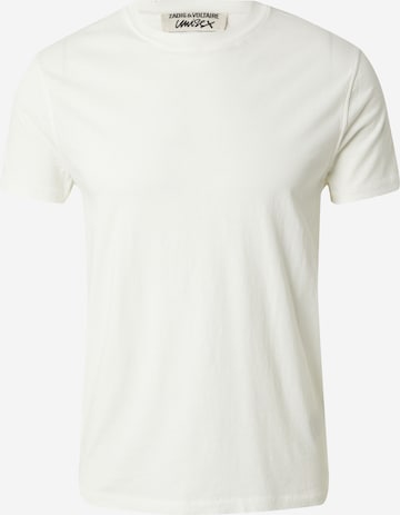Zadig & Voltaire Μπλουζάκι 'JIMMY' σε λευκό: μπροστά
