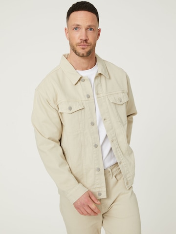 DAN FOX APPAREL Overgangsjakke 'Hanno' i beige: forside