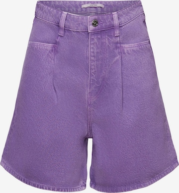 Regular Pantalon ESPRIT en violet : devant