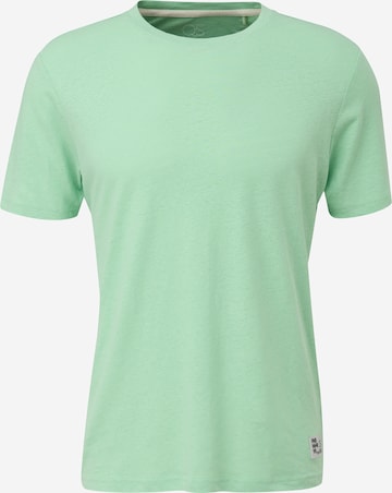 QS Shirt in Groen: voorkant