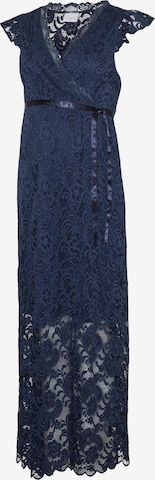 MAMALICIOUS Kleid 'Mivane' in Blau: predná strana