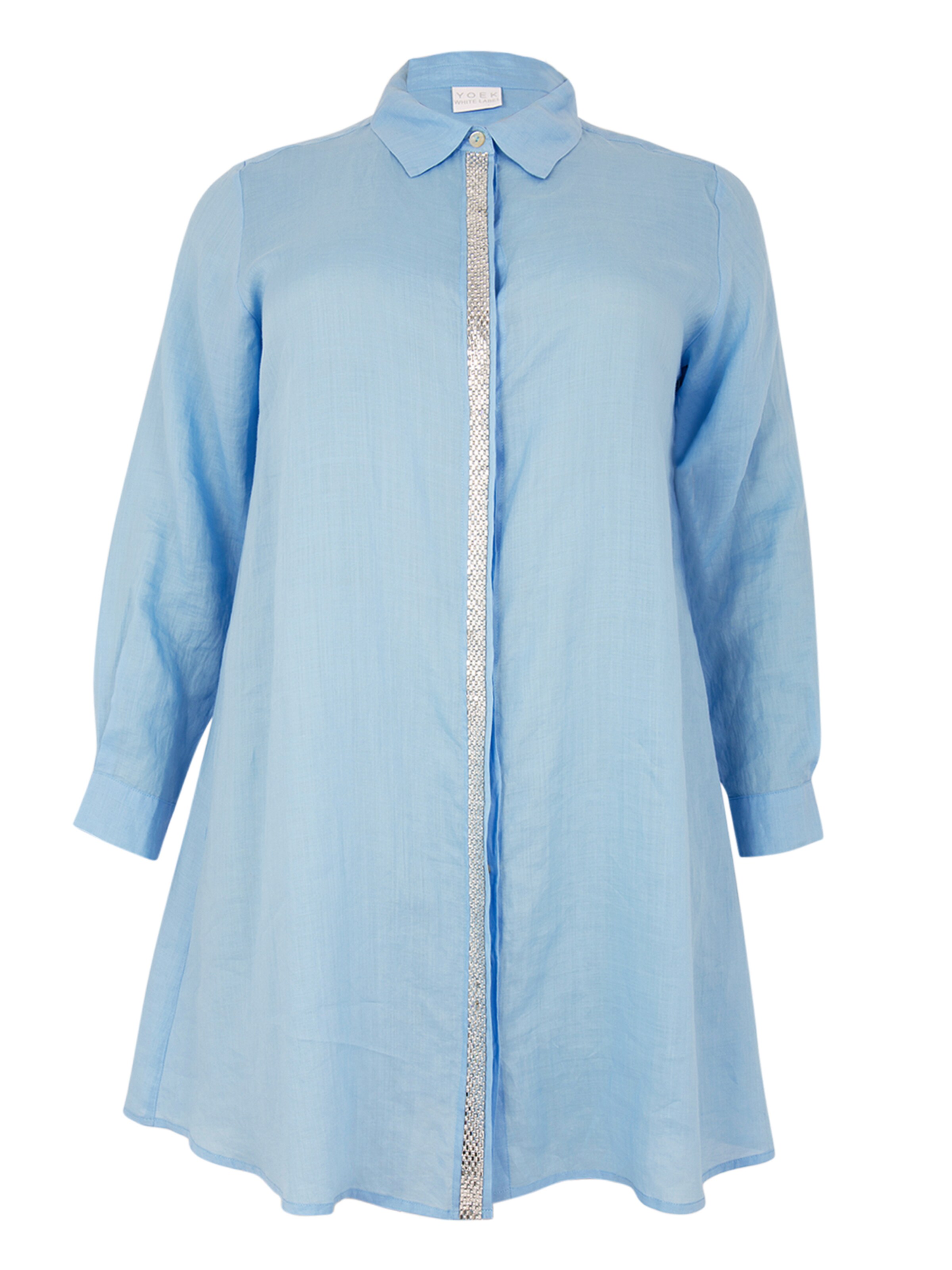 YOEK Blouse in Blue: front