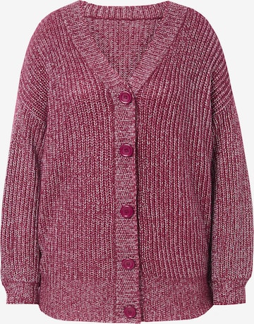 Cardigan MIAMODA en violet : devant