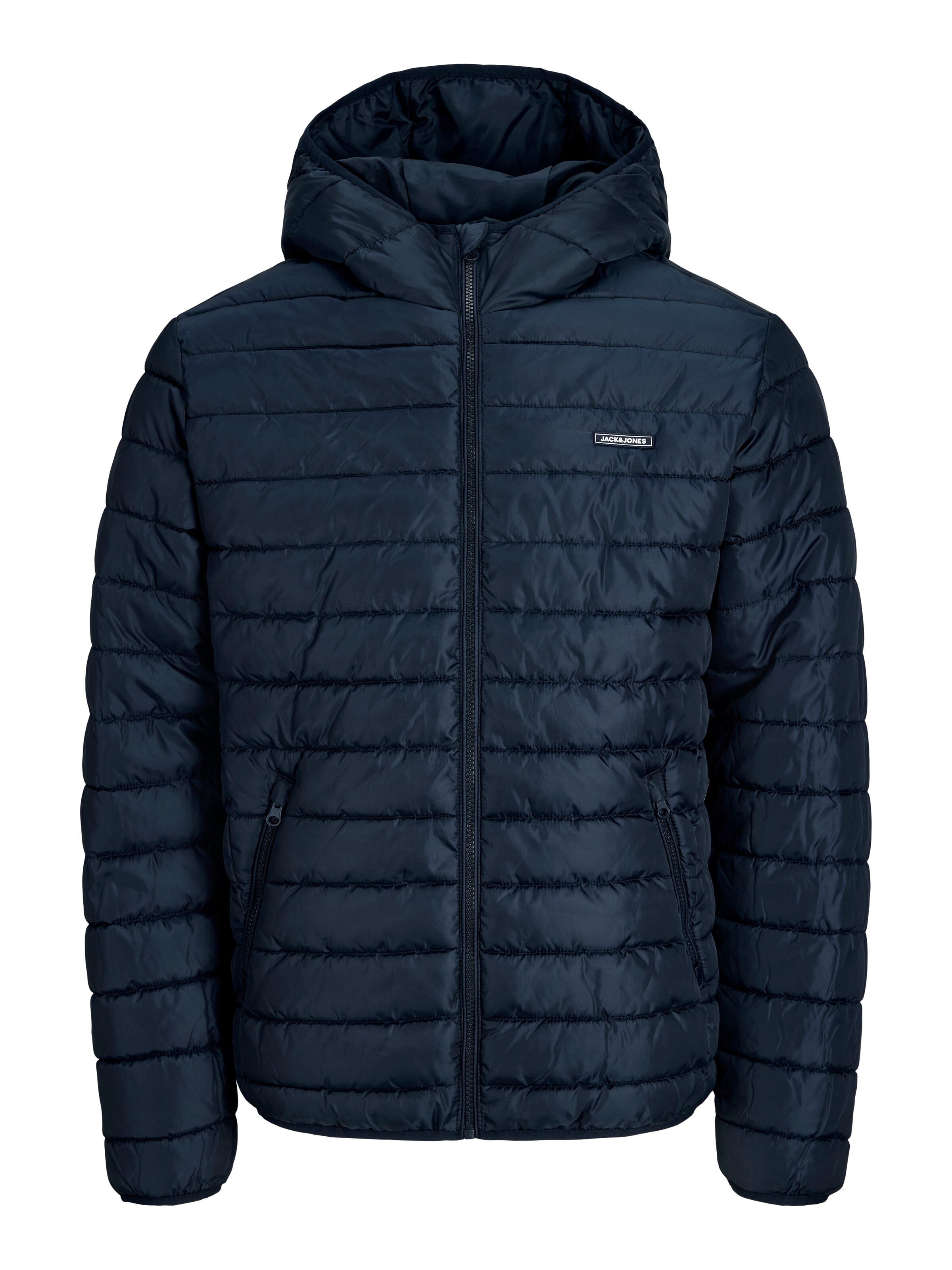 Jack & Jones Plus Winterparka in Blau: Vorderseite
