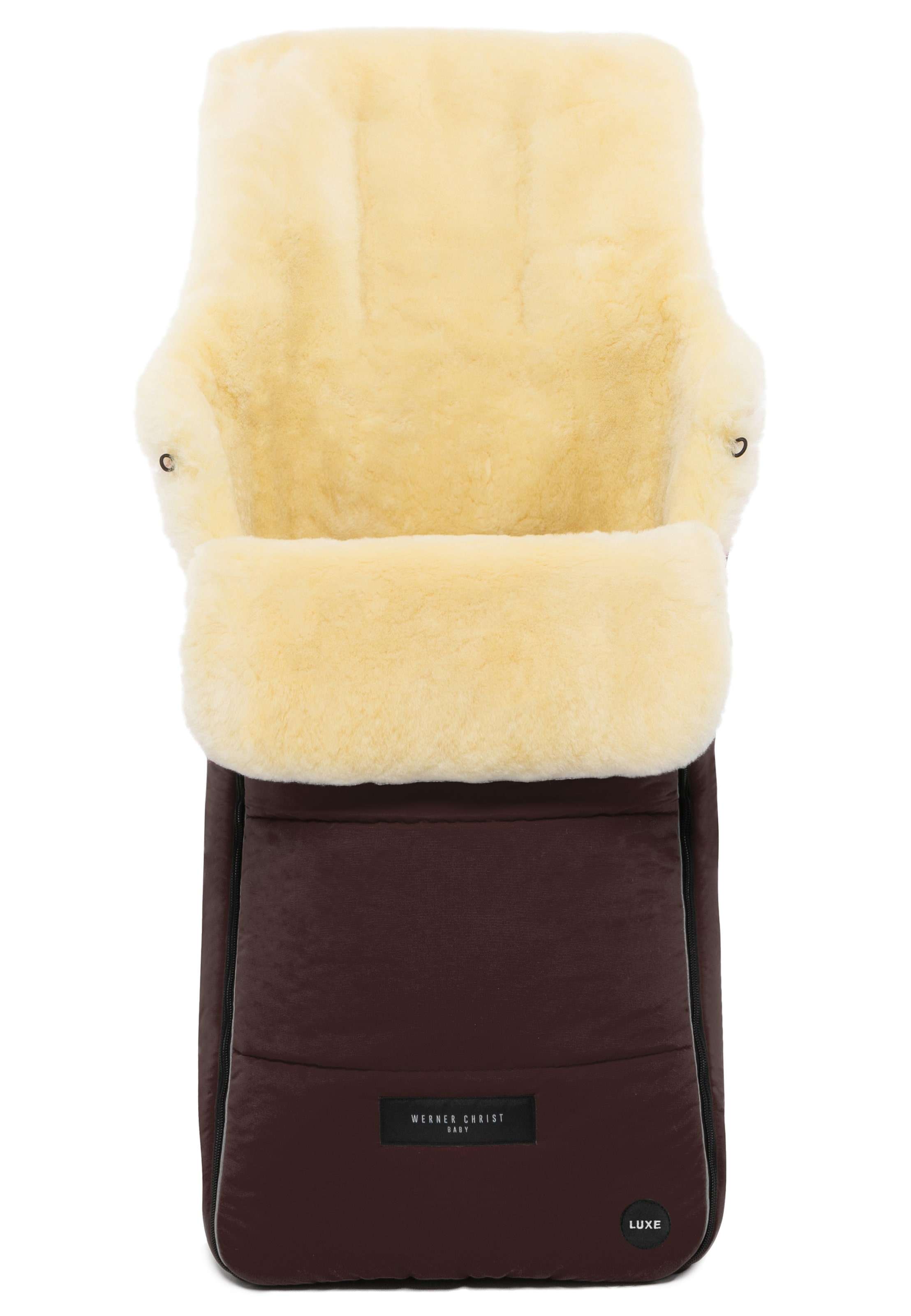 Werner Christ Baby Kinderwagen accessoires 'AROSA LUXE' in Bruin: voorkant