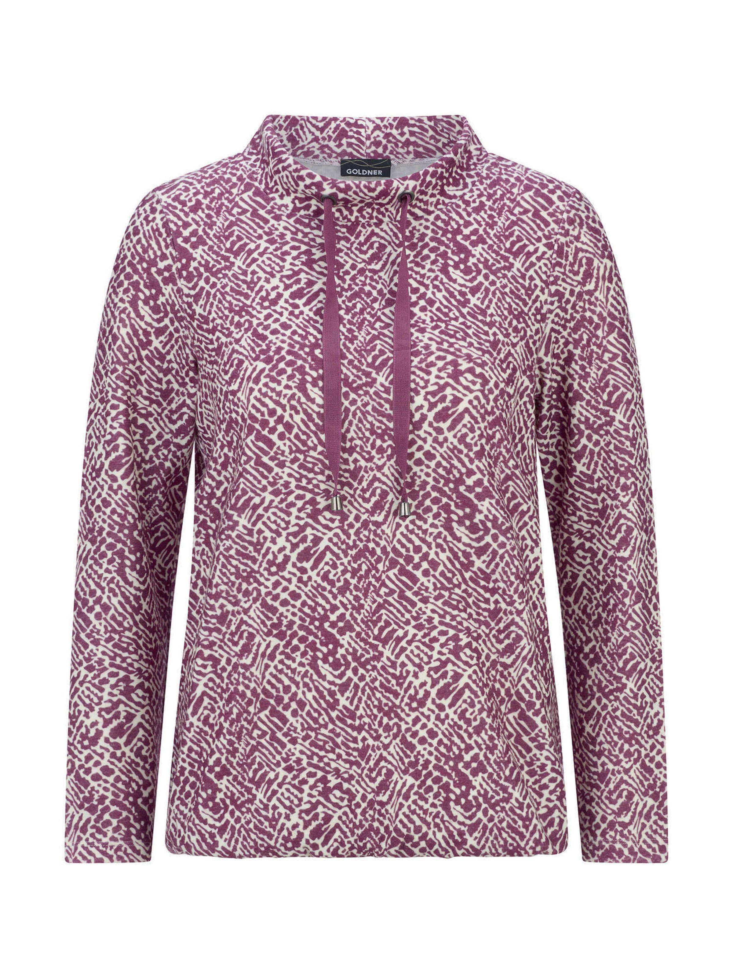 Sweat-shirt Goldner en violet : devant