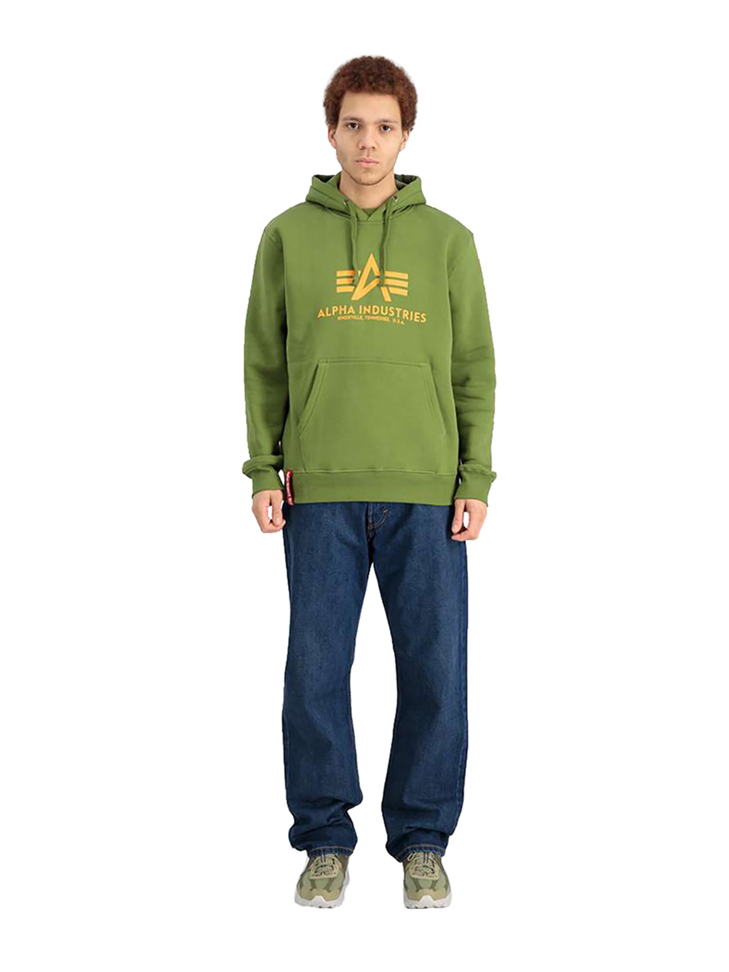 ALPHA INDUSTRIES Mikina – zelená